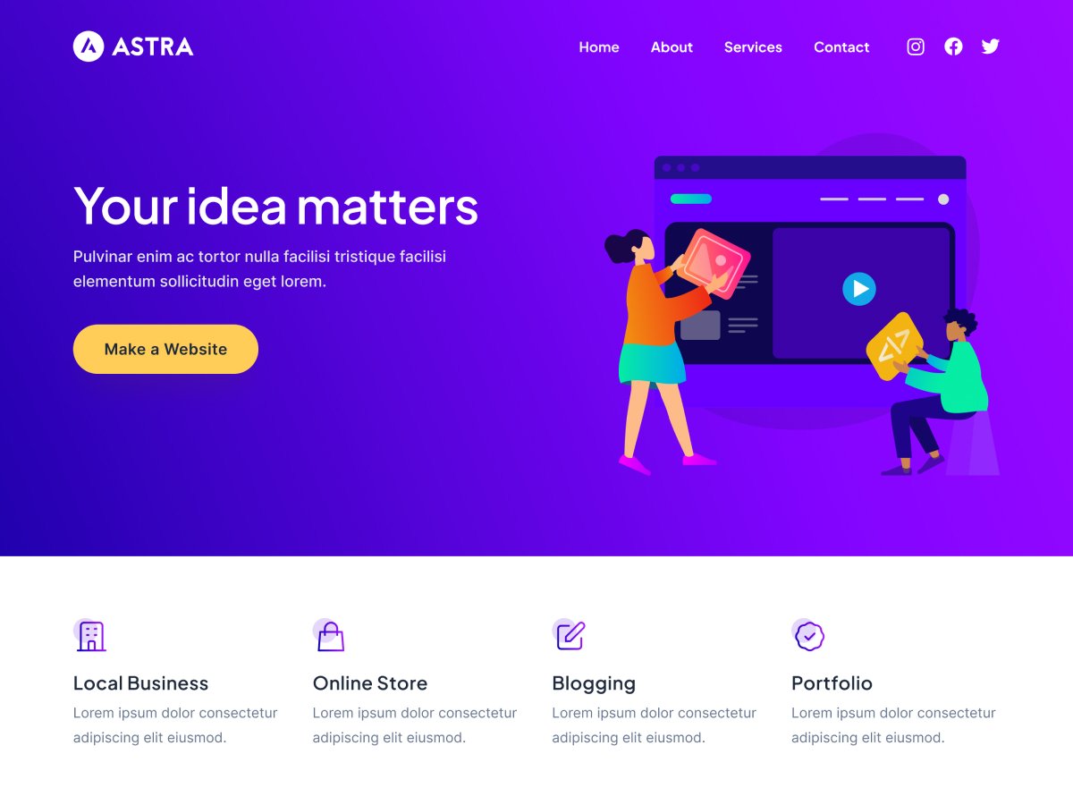 Astra Tema Ekran Görüntüsü